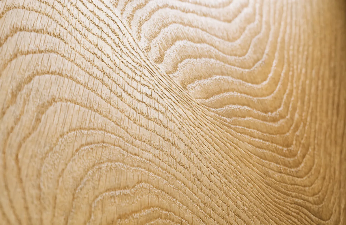 Massive Eiche, Maserung im Detail
